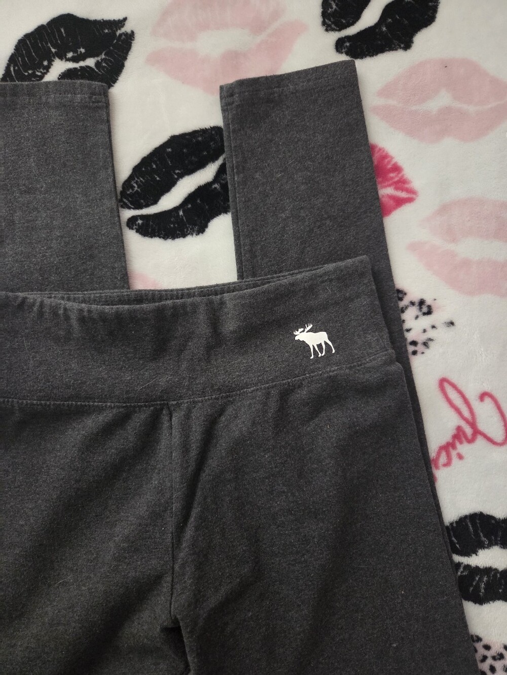 Y2k Abercrombie & fitch grey leggings